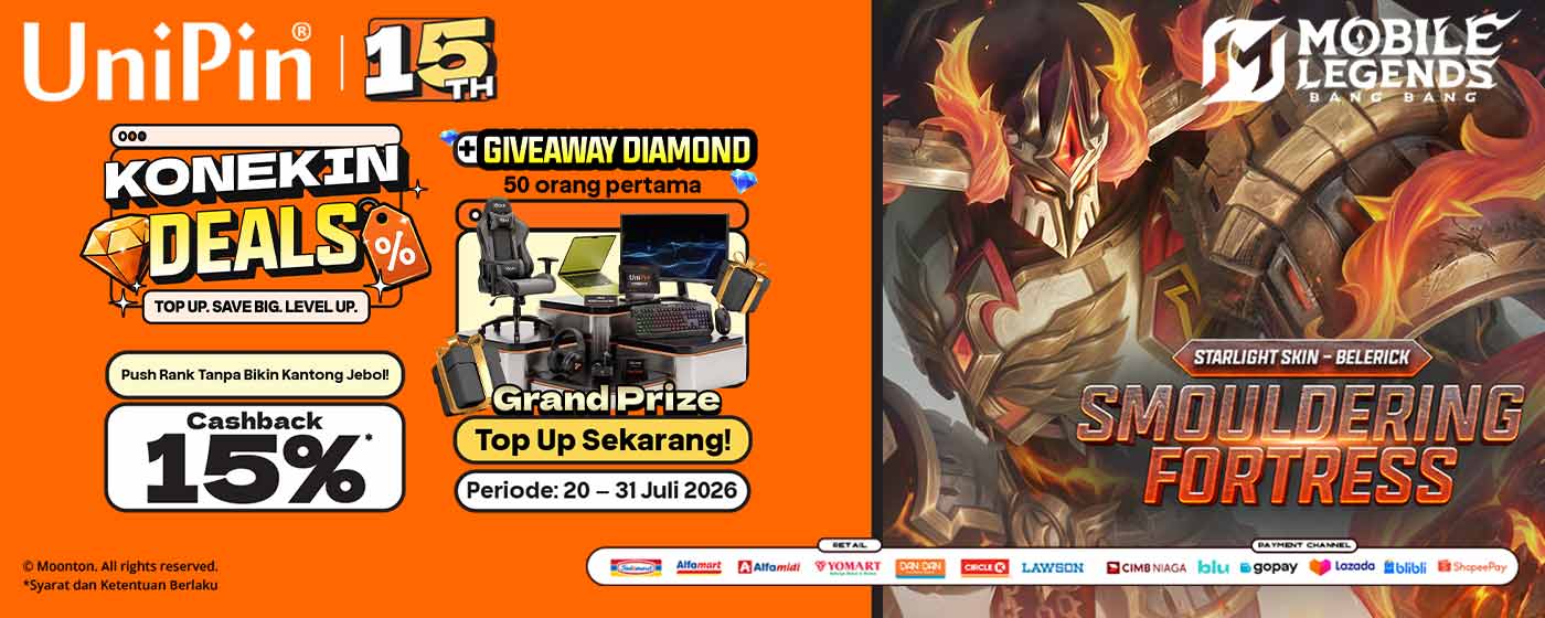 Spesial UniPin 15th Birthday: Push Rank Tanpa Bikin Kantong Jebol!
